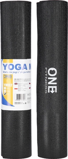 Saltea de yoga ONE Fitness YM02 neagră