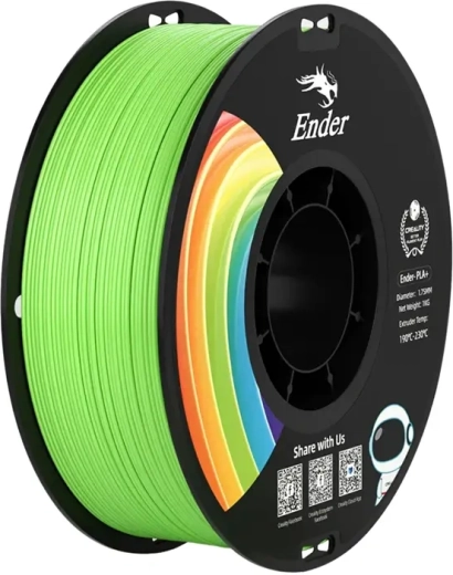 Filament Creality Ender PLA+ verde 1,75 mm 1 kg