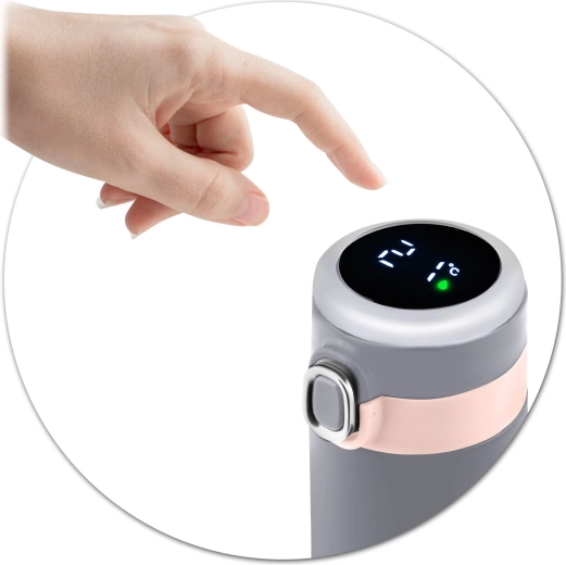 Termometru tactil în capac