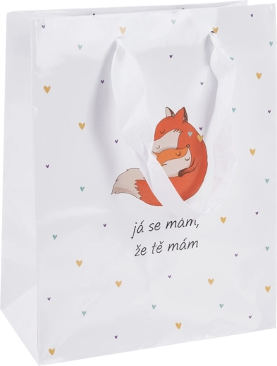 Pungă cadou din hârtie „Eu mă am…” 26 × 10 × 32 cm