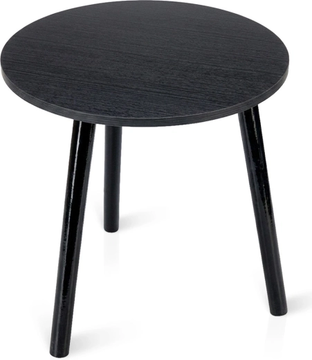 Măsuță de cafea rotundă neagră Trends4You 40 × 40 × 41 cm
