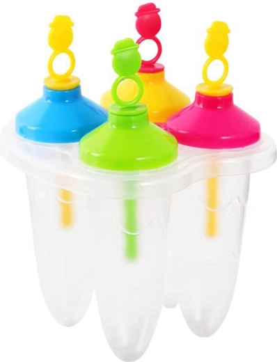 Formă din plastic pentru înghețată TORO 4×76 ml