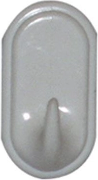 Cârlig autoadeziv BAROKO oval – mix de culori (50 buc)