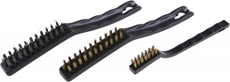 Set de perii de sârmă 3 buc (oțel și alamă)