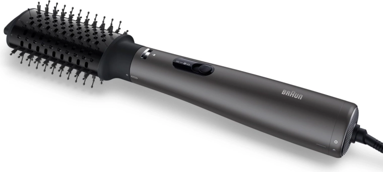 Perie rotativă cu aer cald 800 W cu ionizare și accesorii