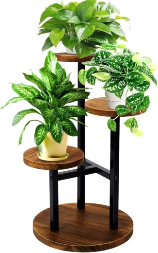 Renew Force suport triplu pentru flori, rotund, loft 54 cm