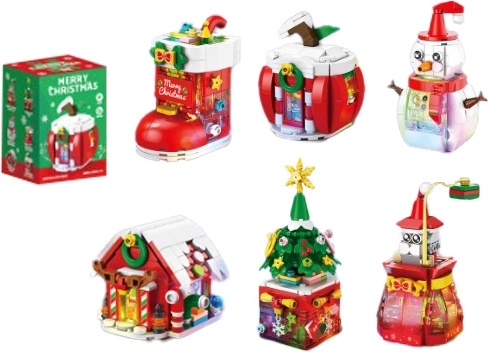 Set de construcție decorațiune de Crăciun cu sunet și lumină - 1 bucată