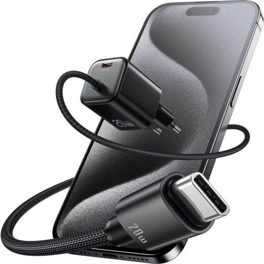 Cablu USB‑C împletit integrat pentru utilizare zilnică
