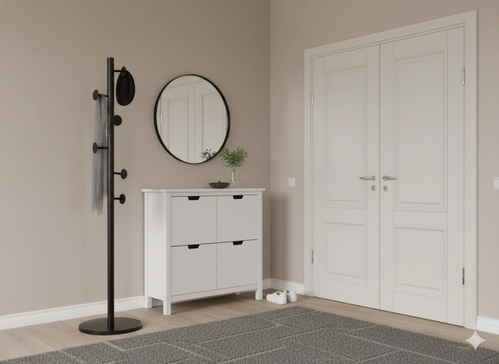 Cuiere tip stativ Reda 174 cm negru