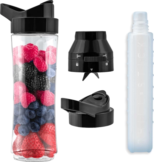 Sticlă pentru blender personal 600 ml cu insert răcire BERDSEN