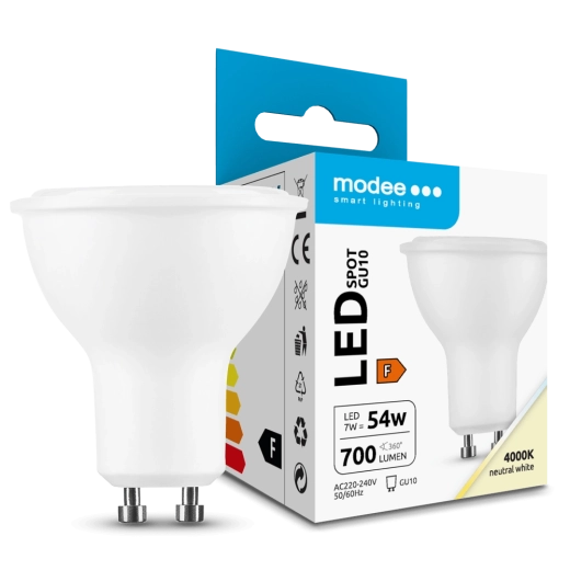 Bec LED Modee GU10 7 W, 700 lm, 110°, alb neutru 4000 K