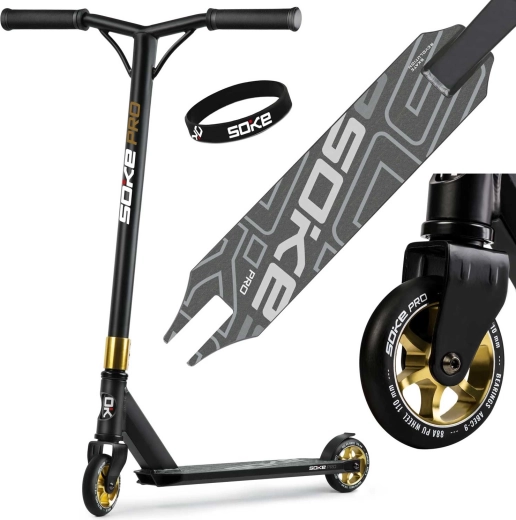 Trotinetă freestyle Soke PRO gold