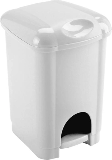 Coș de gunoi din plastic cu pedală HEIDRUN 6 l
