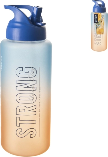 Sticlă din tritan moly blue-orange 1 l
