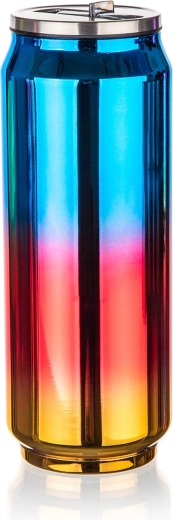 Termos cană 0,43 l albastru curcubeu BE COOL