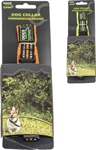 Zgarda neon pentru câine 35–45 cm (2 culori)