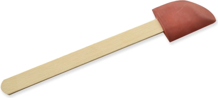 Spatulă de bucătărie cauciuc/lemn 26 cm mică