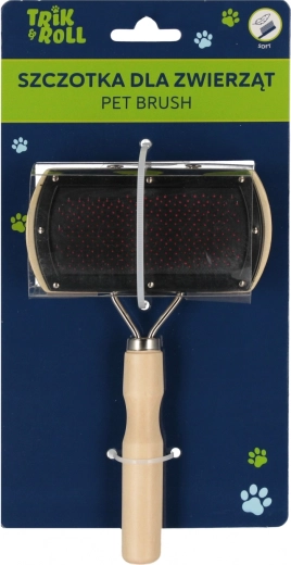 Perie naturală reversibilă pentru animale