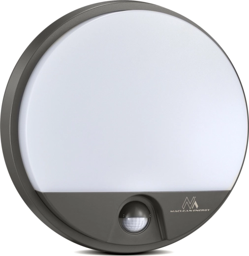 Lampă LED cu senzor PIR de mișcare 4000K, IP54, montaj pe perete/tavan