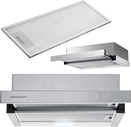 Hota de bucătărie telescopică BERDSEN BT-229 inox, 60 cm