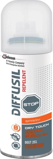 Spray repelent cu efect uscat de lungă durată DIFFUSIL 100 ml