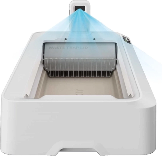 Litiere inteligentă auto-curățabilă pentru pisici PetKit Purobot Crystal Duo cu cameră AI