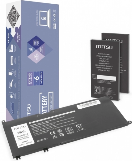 Baterie Mitsu pentru Dell Inspiron 15 5587 și 7588 3600 mAh (55 Wh) 15,2 V