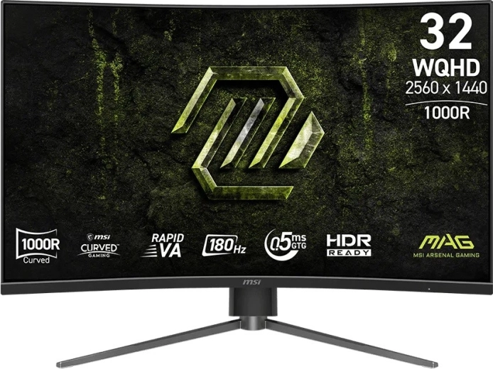 MSI MAG 325CQPF Monitor de gaming curbat WQHD 31,5" 180 Hz