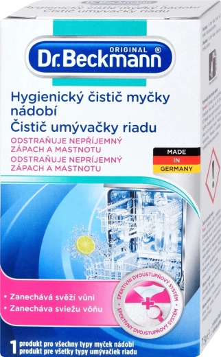 Dr. Beckmann detergent igienic pentru curățarea mașinii de spălat vase 75 g