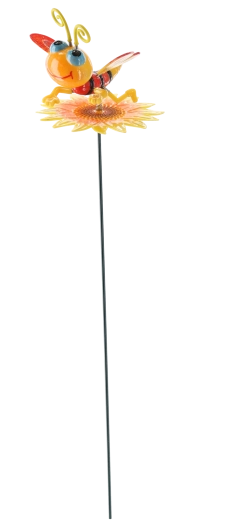 Albinuță drăgălașă pe floare