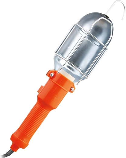 Lampă de montaj Solight E27 cu grilaj metalic, 5 m, portocalie