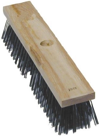 Perie rutieră 35 × 7 cm pentru coadă de lemn, sârmă 0,4 mm