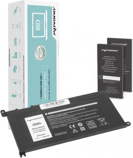Movano baterie pentru laptop Dell WDX0R 3400 mAh (39 Wh)