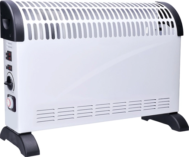 Convector cu aer cald Solight 2000 W cu ventilator, temporizator și termostat