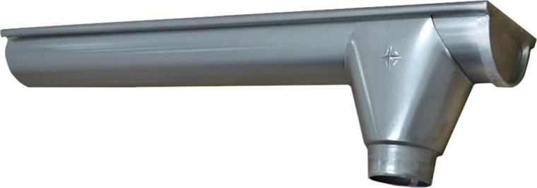 Jgheab terminal drept P+V 330 mm, oțel galvanizat, 1 m