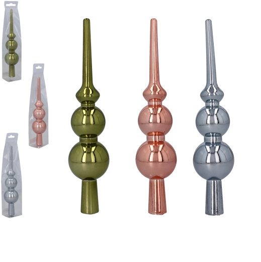 Vârf de brad de Crăciun în formă de stea 20 cm