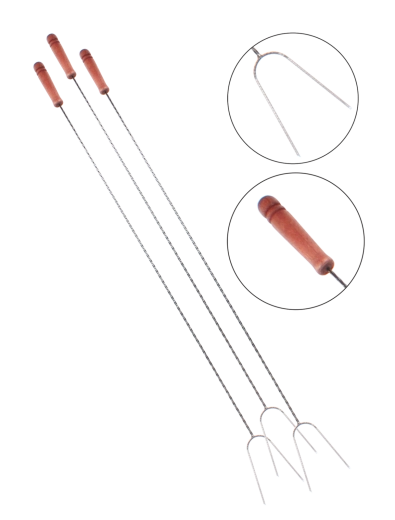 Furcițe pentru frigărui 130/120 cm