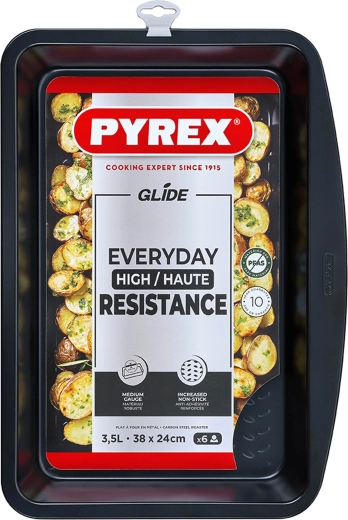 Tavă adâncă de copt PYREX 38 × 24 cm