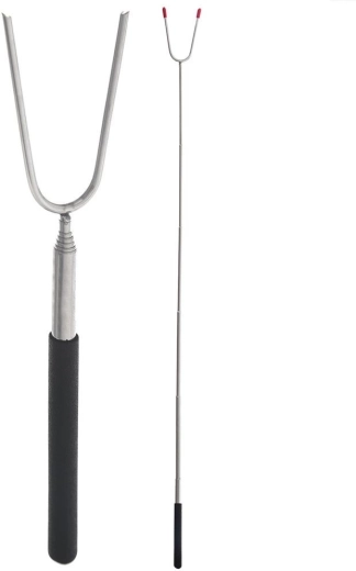 Furculiță telescopică pentru frigărui 24,5–86 cm