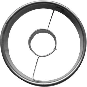 Formă de tăiat pentru prăjituri, cerc neted cu cerc interior