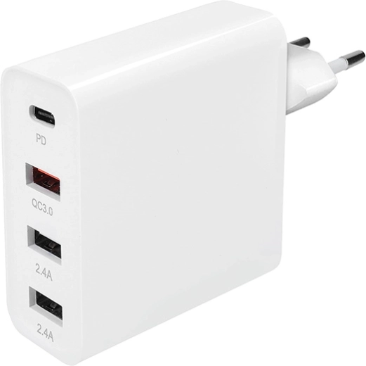 Adaptor de încărcare Solight 48 W (3× USB-A + 1× USB-C) cu QC 3.0 și Power Delivery