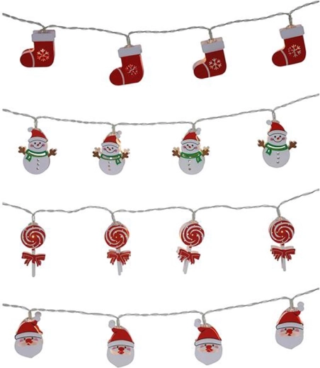 Șir luminos cu 10 LED-uri cu temporizator