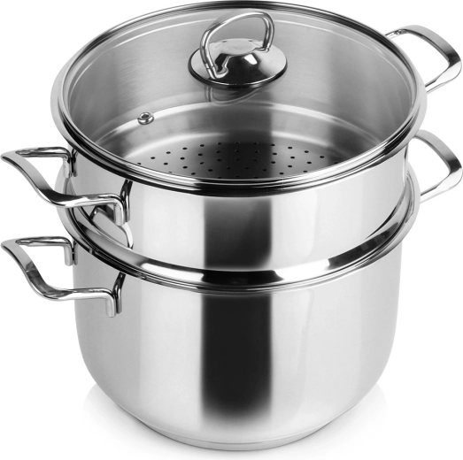 Oală pentru gătit la abur Orion ANETT 5 l, din 3 piese