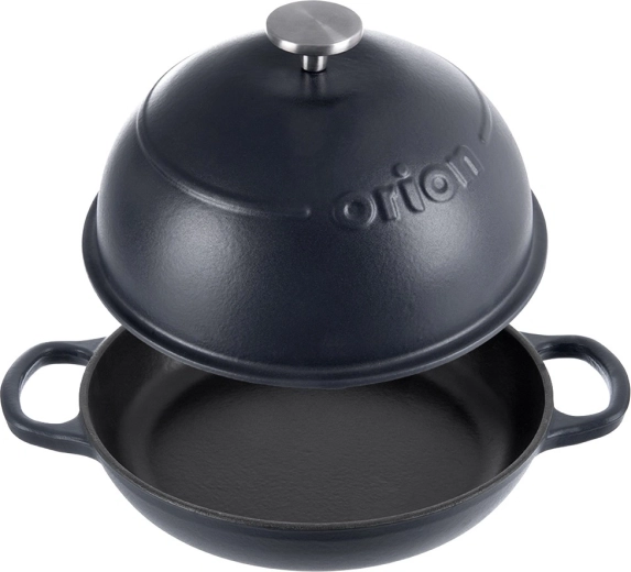 Fontă masivă emailată pentru căldură uniformă