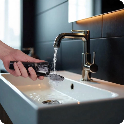 Cap lavabil pentru curățare ușoară