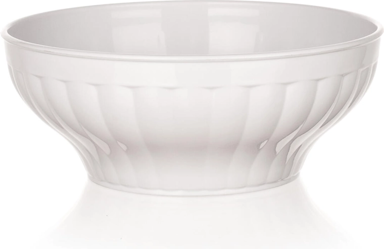 Bol de frământat din plastic alb 16 cm