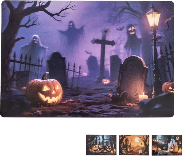 Suport de masă pentru Halloween 42 × 28 cm, mix de modele - 1 bucată