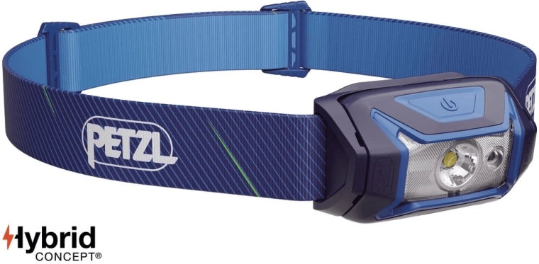 lanternă frontală Petzl Tikka albastră 350 lm