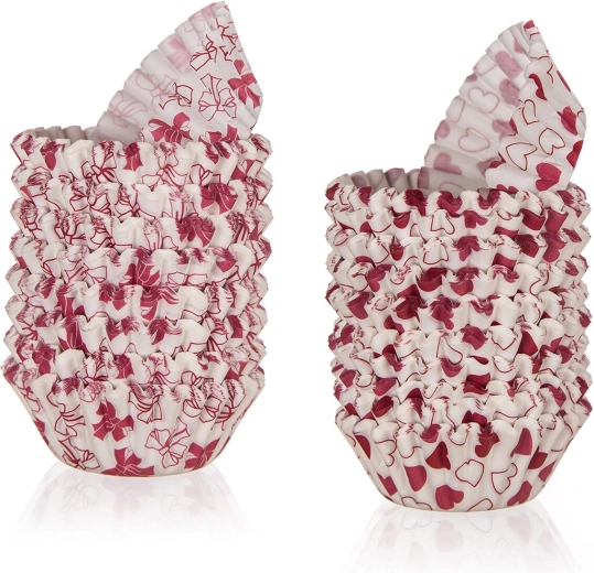 Cupe de patiserie din hârtie „LOVE” 5,5 × 1,7 cm, 200 buc