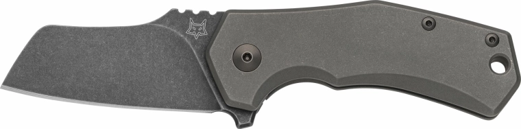Fox Knives Italico cuțit de buzunar 6 cm, titan, PVD Stonewash, cu clips